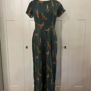 ModCloth leopard jumpsuit